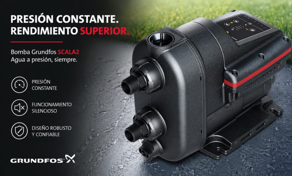 Grundfos SCALA2 – Electrobomba Presurizadora para el Hogar